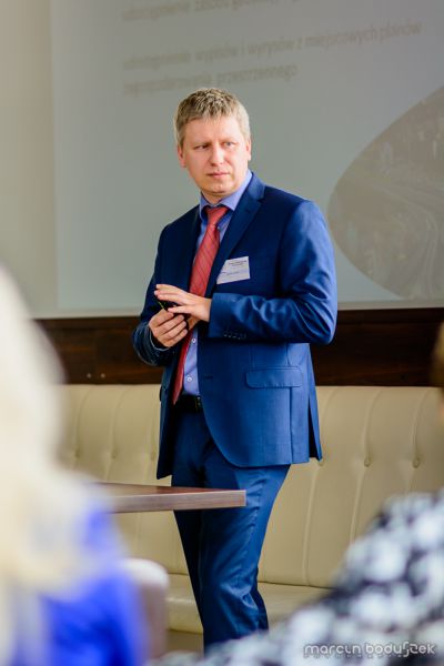 Marek Dymek - zastępca dyrektora Wydziału Informatyki Urzędu Miasta Szczecin